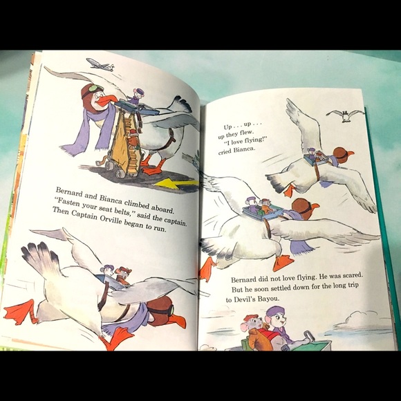 WALT DISNEY’S VTG 70s THE RESCUERS. HARDCOVER BOOK - Picture 11 of 15